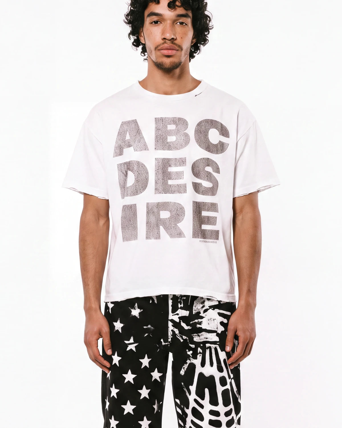 Bottega Desires ABC Desires Tee White
