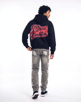 Mixed Emotions Unveiled Zip Up Hoodie Black