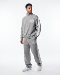 Mixed Emotions Quarter Pants Grey