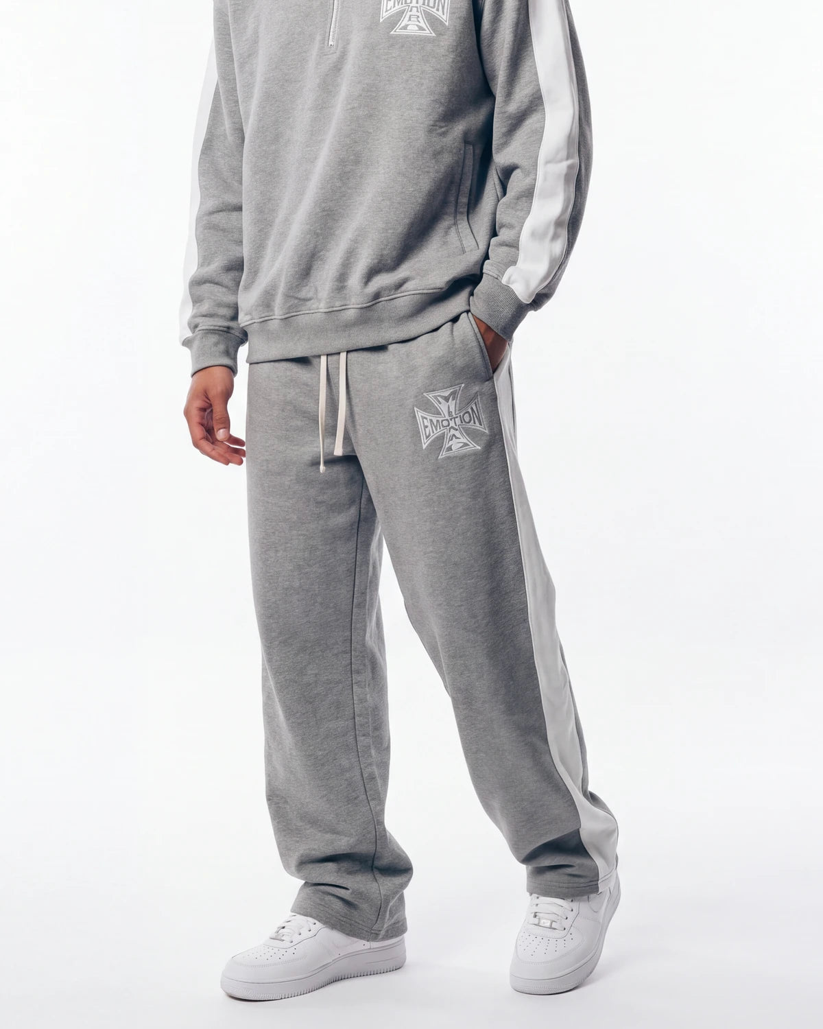 Mixed Emotions Quarter Pants Grey