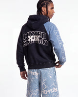 Mixed Emotions Split Decision Hoodie Black/Blue