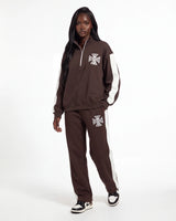 Mixed Emotions Quarter Pants Brown