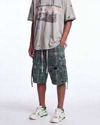 Vale Forever Oxford Camo Jorts Green