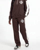 Mixed Emotions Quarter Pants Brown
