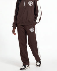 Mixed Emotions Quarter Pants Brown