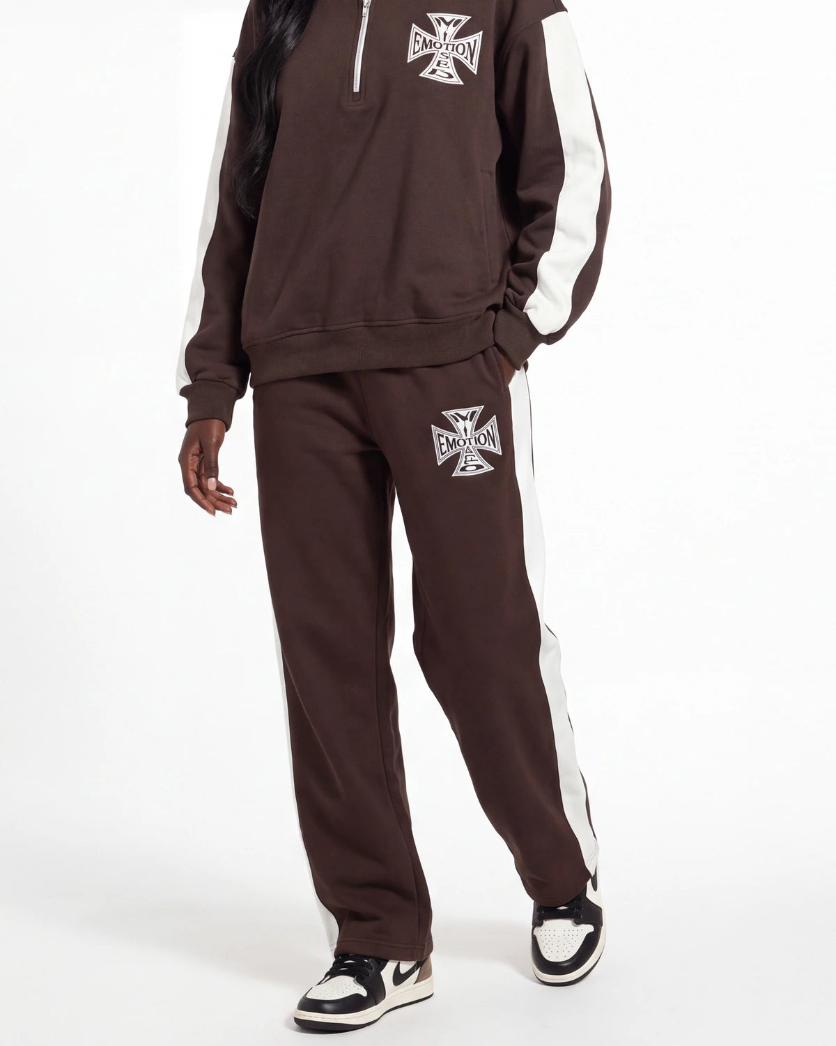 Mixed Emotions Quarter Pants Brown