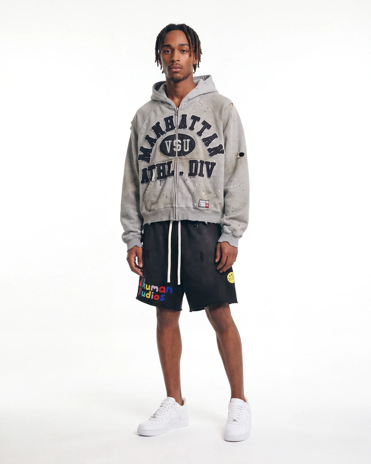 All Human Honey Moon Shorts V2 Black