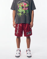 Triple Sevens Nylon Shorts Red