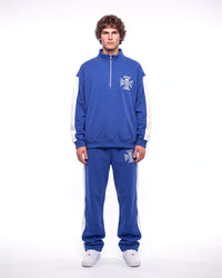 Mixed Emotions Quarter Pants Blue