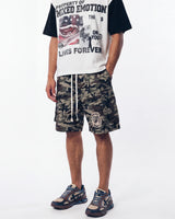 Saint Vanity Summer Camo Cargo Shorts