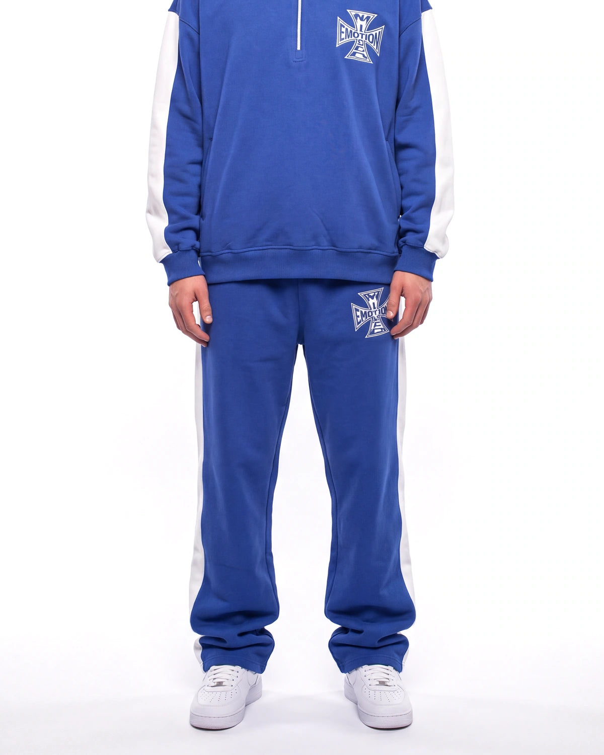 Mixed Emotions Quarter Pants Blue