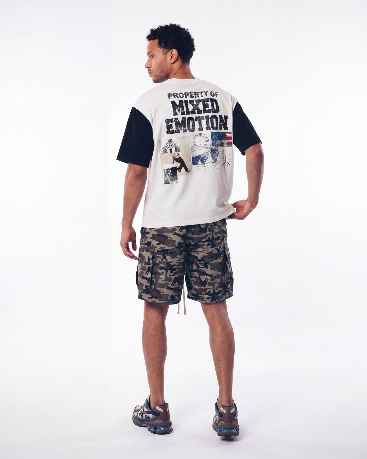 Saint Vanity Summer Camo Cargo Shorts