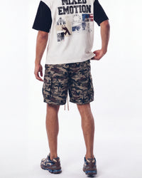 Saint Vanity Summer Camo Cargo Shorts