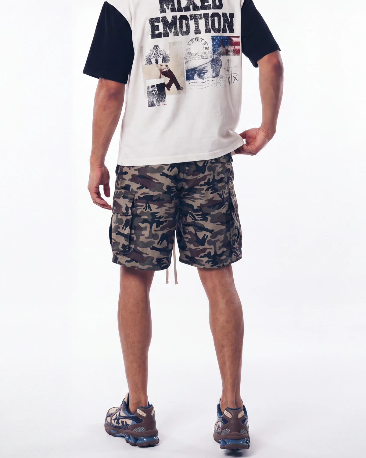 Saint Vanity Summer Camo Cargo Shorts