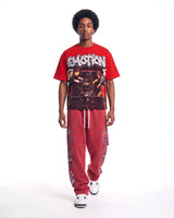 Mixed Emotions Garage Tee Red