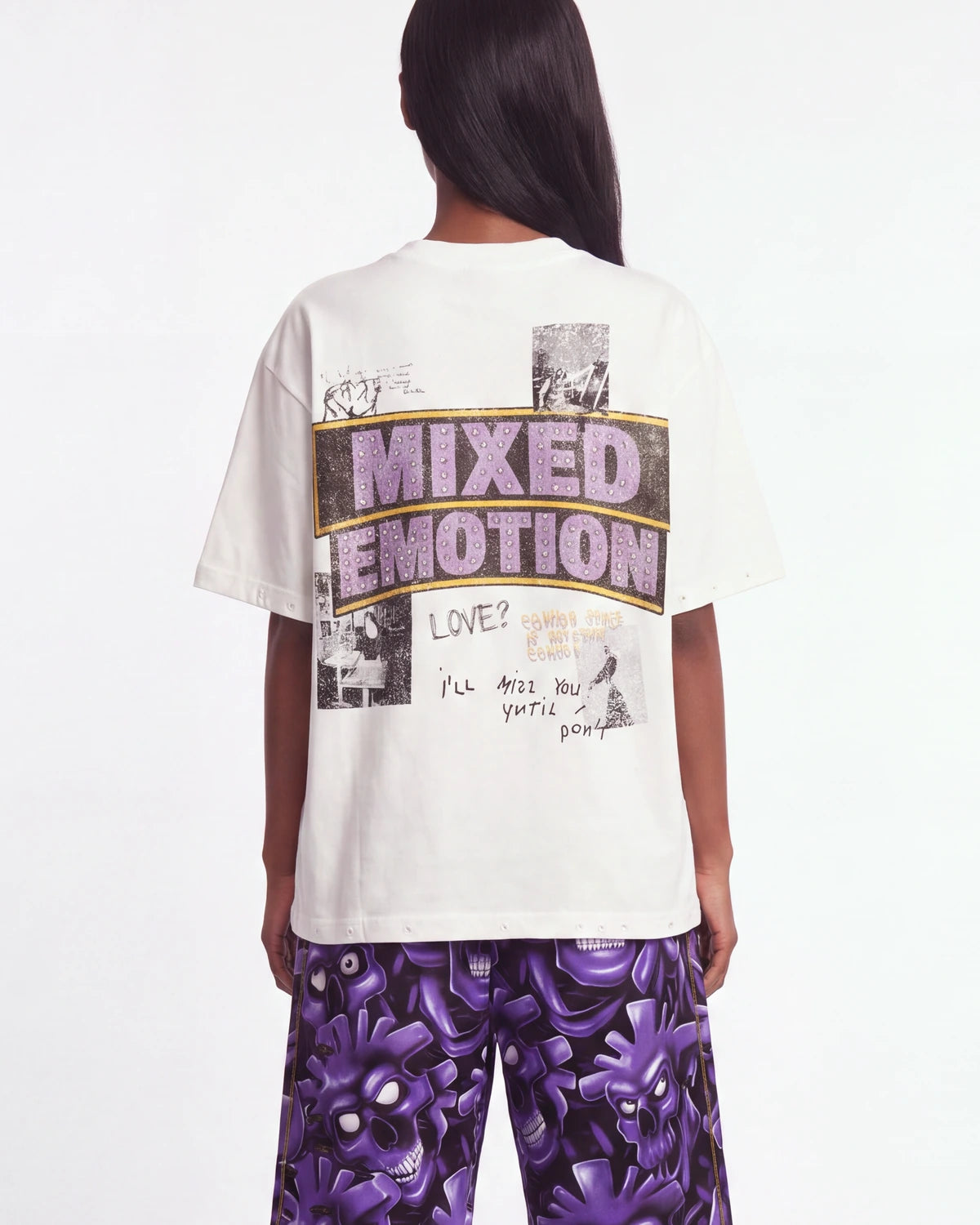 Mixed Emotions Lost Identity Tee White