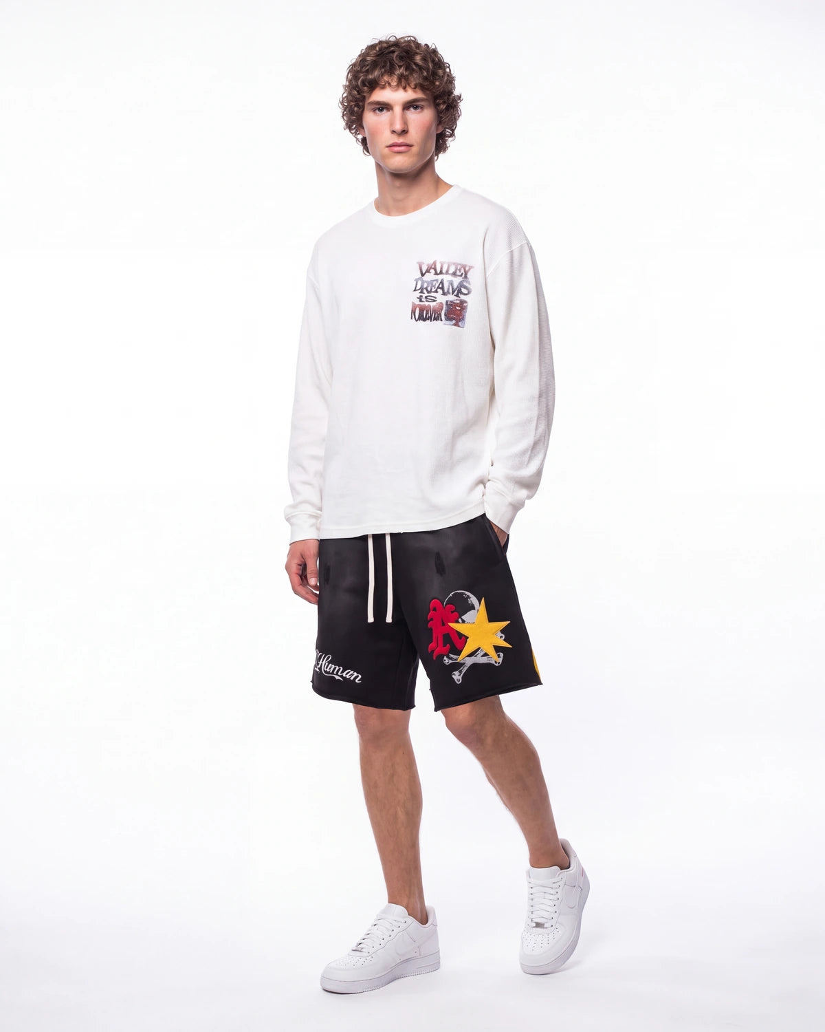 All Human Schizo Shorts Black