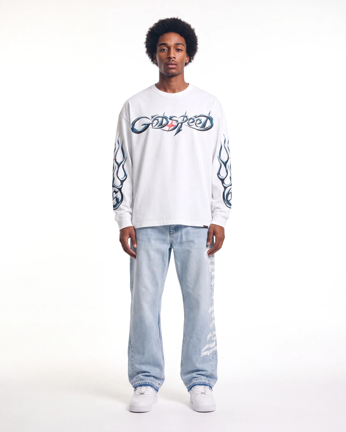 Godspeed New Age Reloaded L/S Tee White