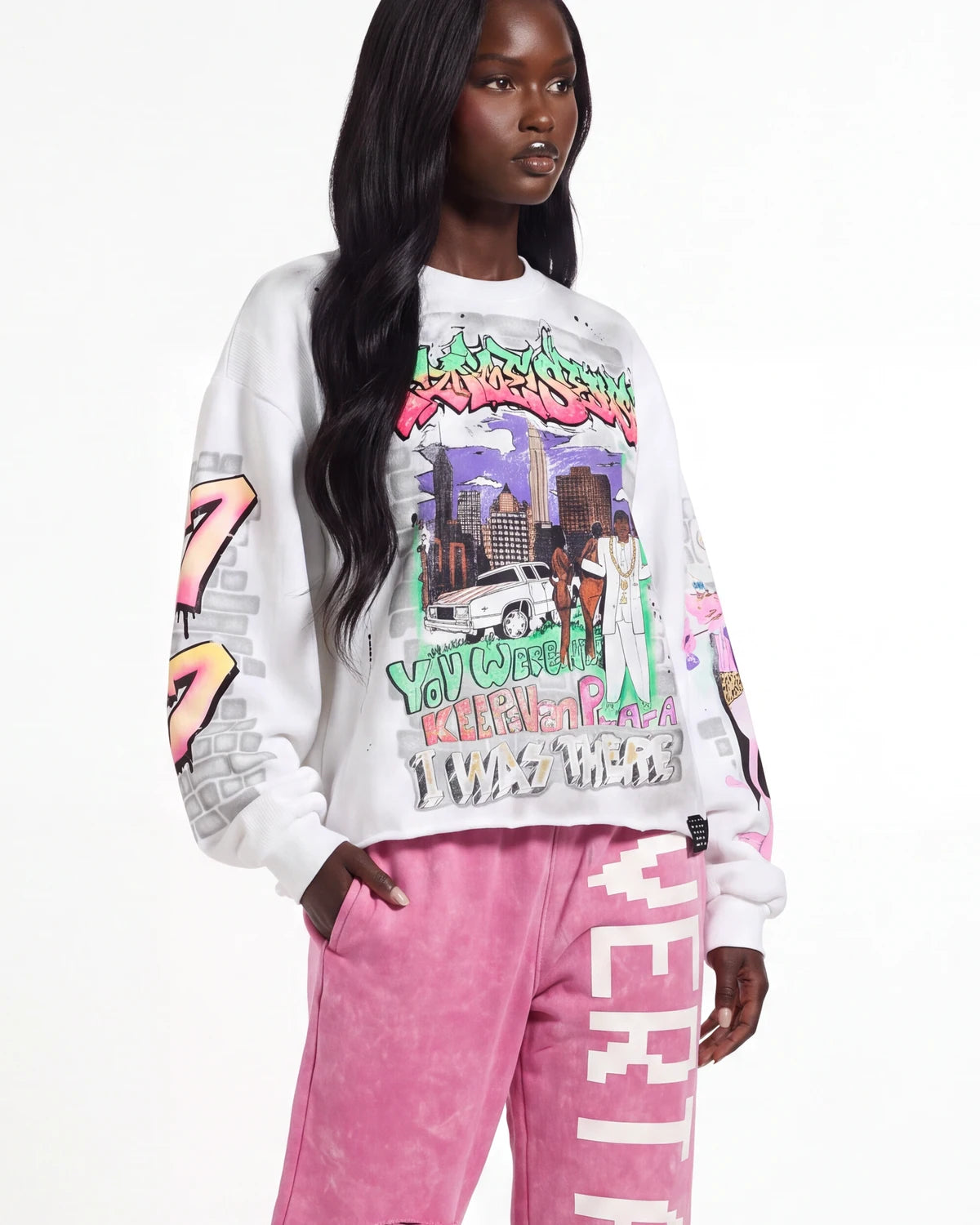 Triple Sevens Player L/S Tee White
