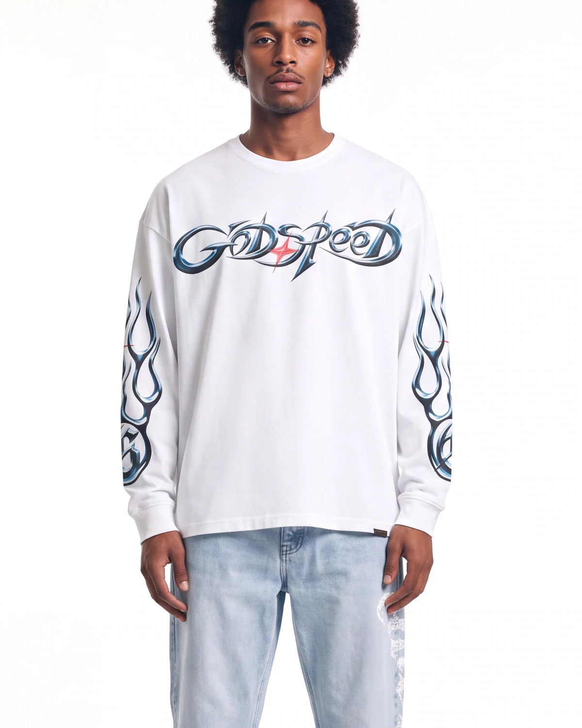 Godspeed New Age Reloaded L/S Tee White