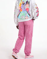 Vertabrae C-2 Distressed Sweatpants Washed Pink