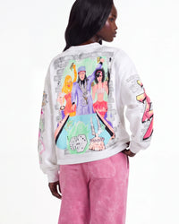 Triple Sevens Player L/S Tee White