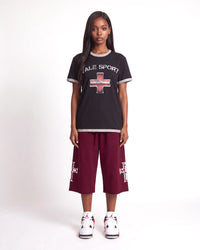 HMDD Holy Cross 3/4 Shorts Maroon