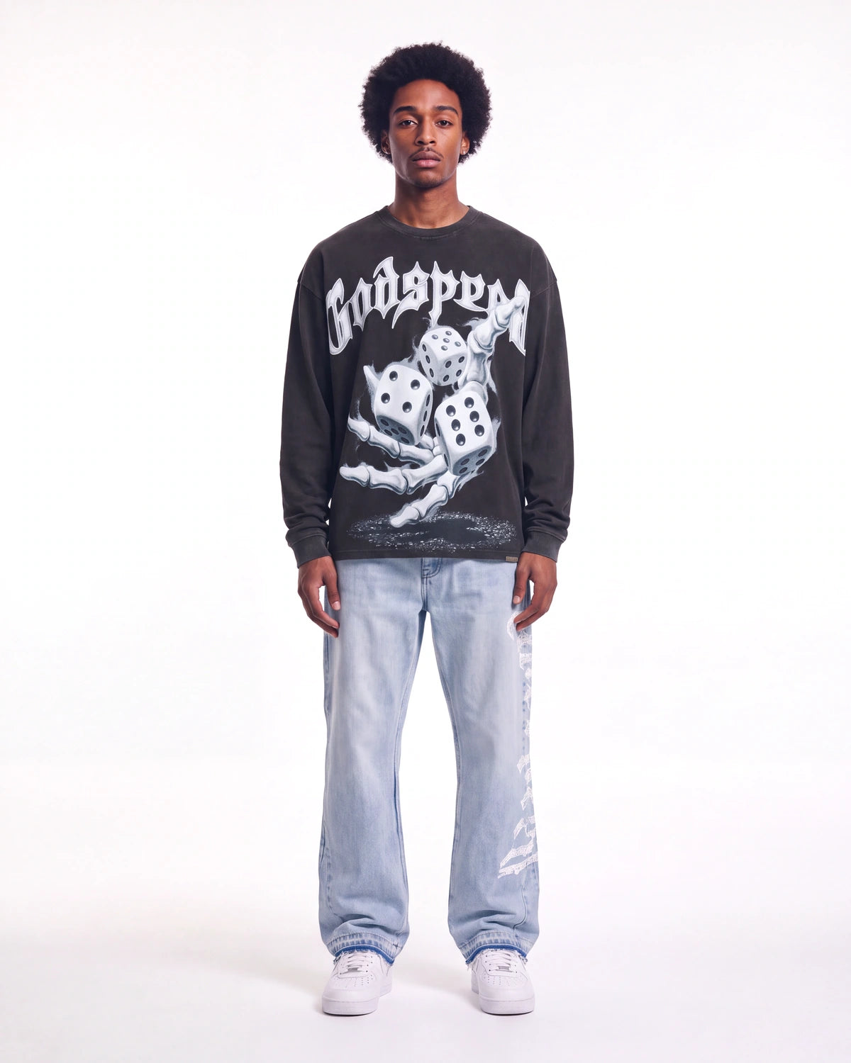 Godspeed No Risk No Reward L/S Tee Black