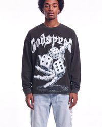 Godspeed No Risk No Reward L/S Tee Black
