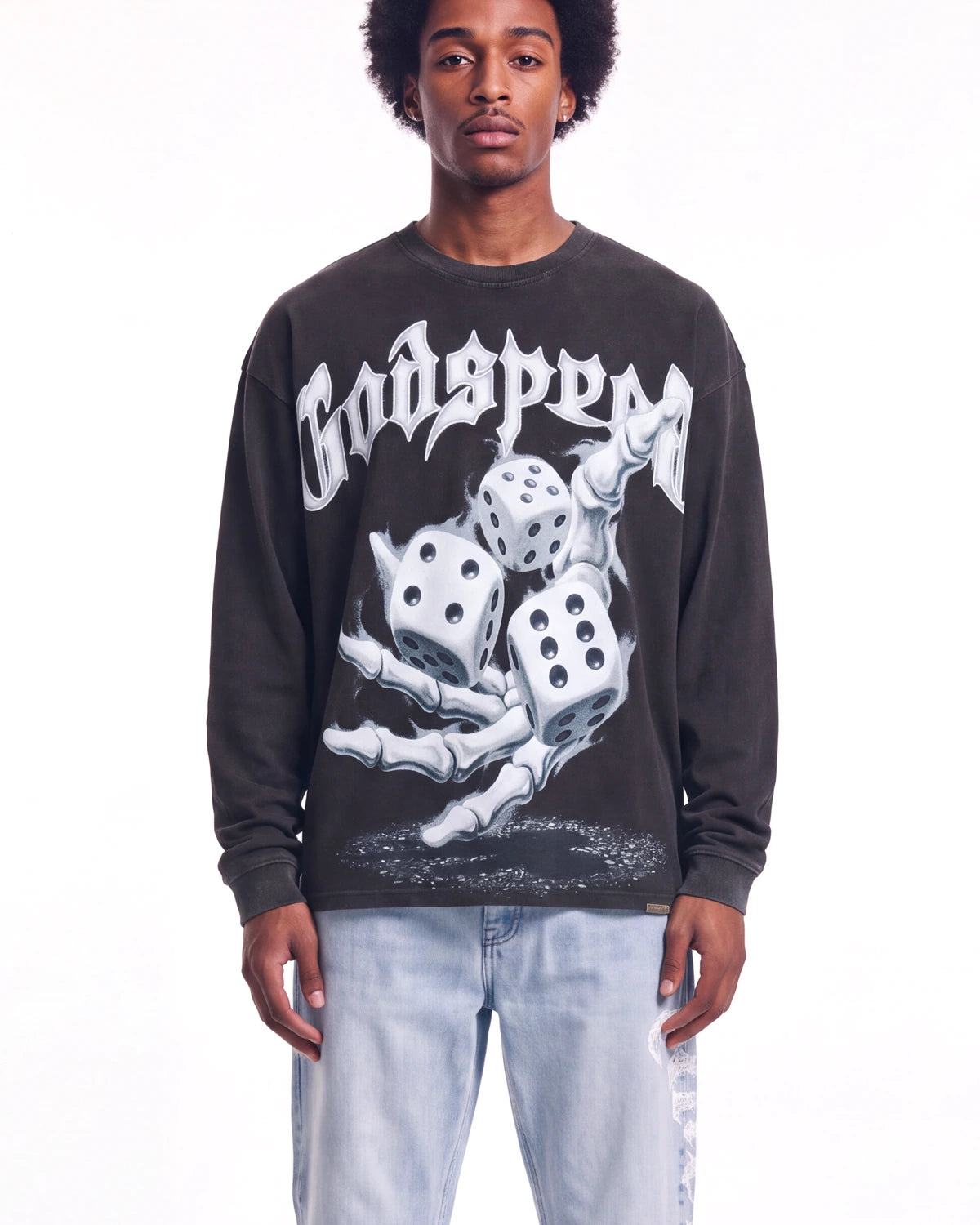Godspeed No Risk No Reward L/S Tee Black