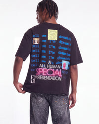 All Human BSOD Tee Black