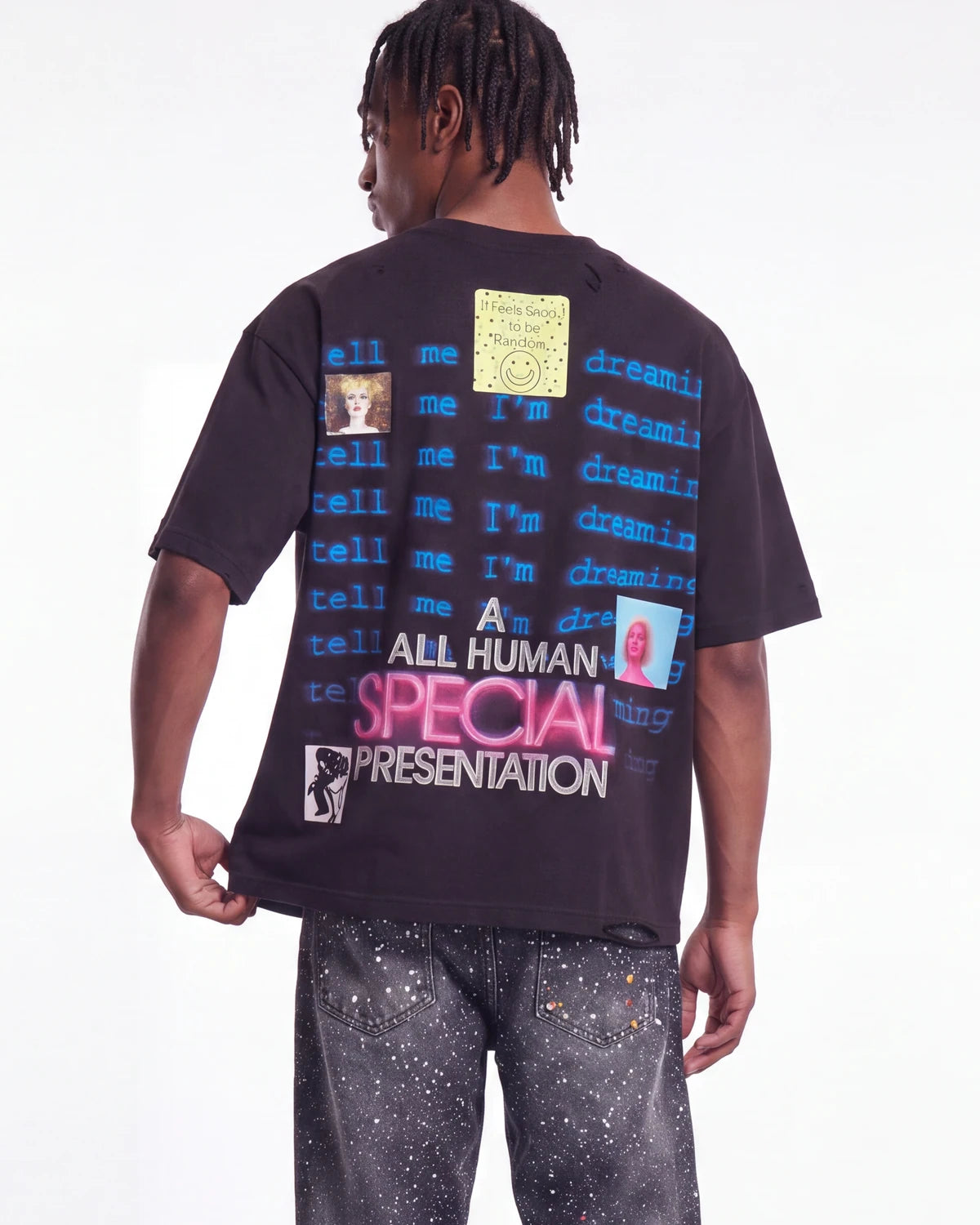 All Human BSOD Tee Black