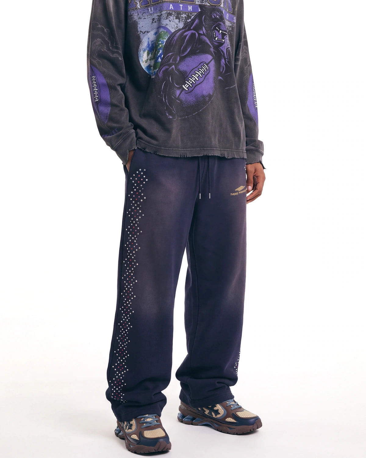 HMDD Crystal Sweatpants Navy