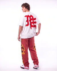 Vale Forever La Flare Sweatpants Red