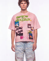 All Human Champagne Room Tee Pink