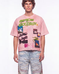 All Human Champagne Room Tee Pink