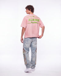 All Human Champagne Room Tee Pink