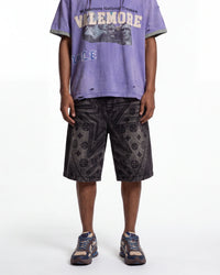 Vale Forever Spade Jorts Black