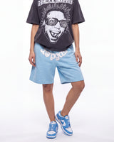 Sp5der OG Web Sweatshorts Sky Blue
