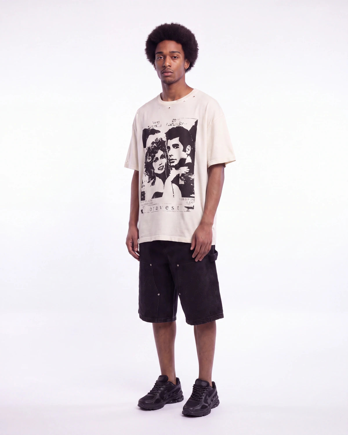 Bravest Studios Greaser Vintage Tee Dirty White