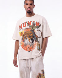 All Human I'm Gone Tee Cream