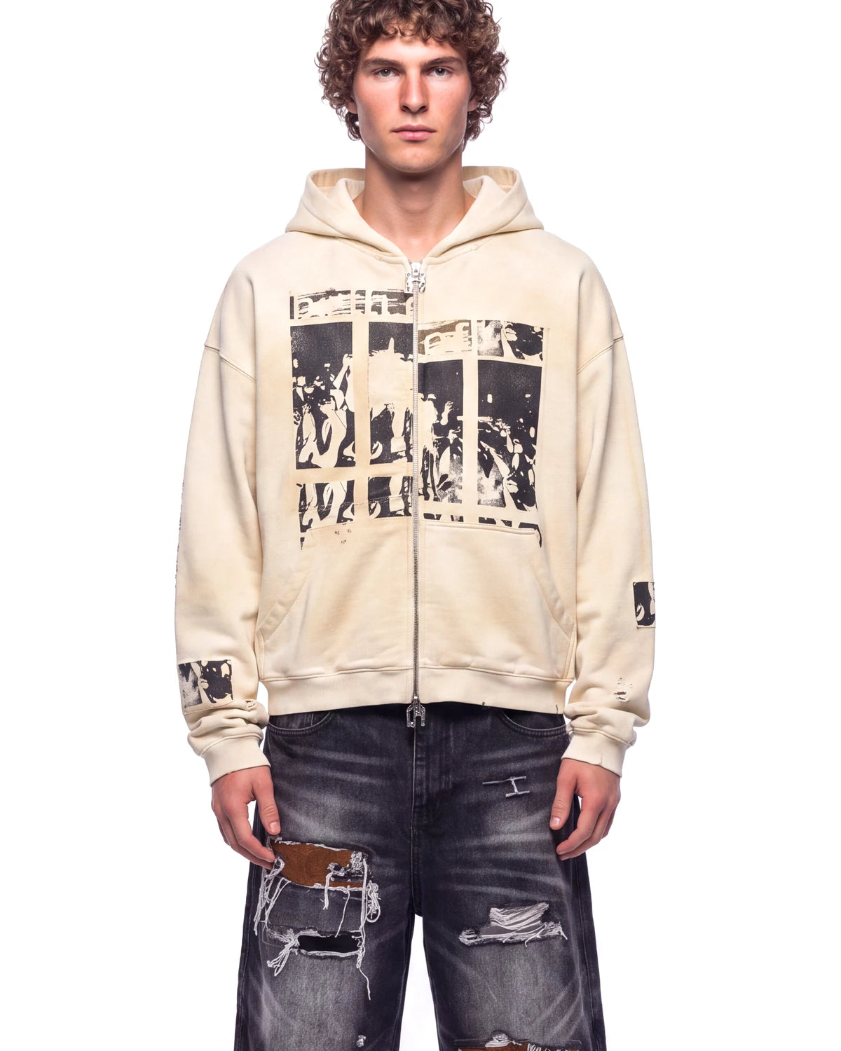 Birth of Royal Child Flash Light Hoodie White