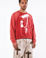 Bottega Desires Fire Of Desires Crewneck Red