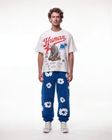 Denim Tears Blue Cotton Wreath Sweatpants