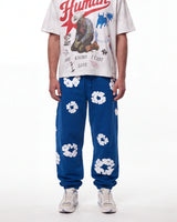 Denim Tears Blue Cotton Wreath Sweatpants