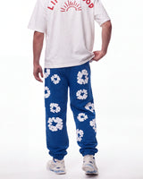 Denim Tears Blue Cotton Wreath Sweatpants