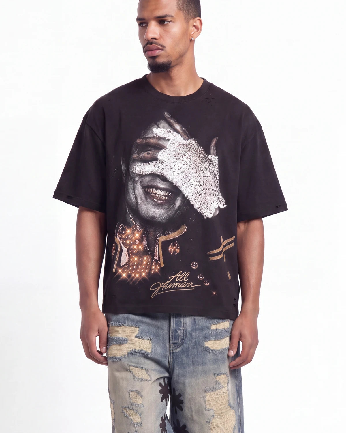 All Human See You Soon V3 Tee Black