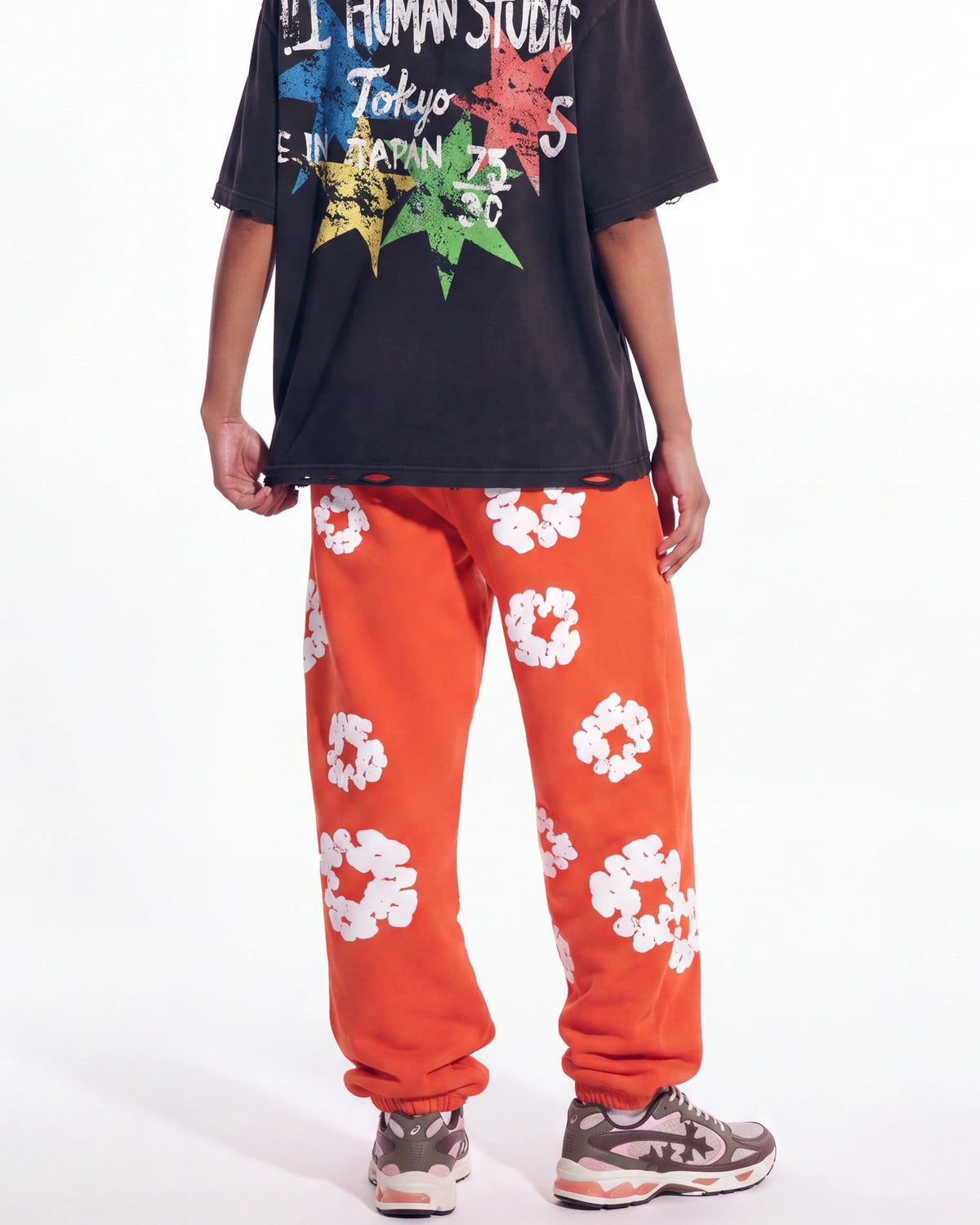 Denim Tears Cotton Wreath Sweatpants Orange