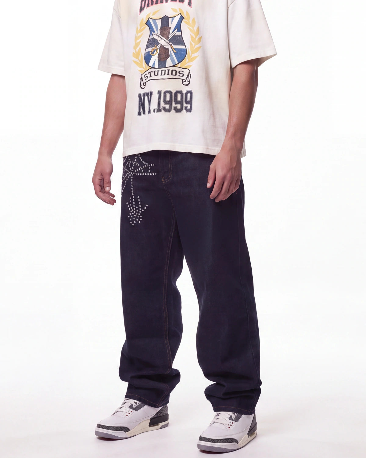 Boredom Kills Spider Pearl Denim Raw Indigo