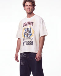 Bravest Studios Crest Tee White